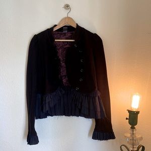 Free People Ruffle Jacket